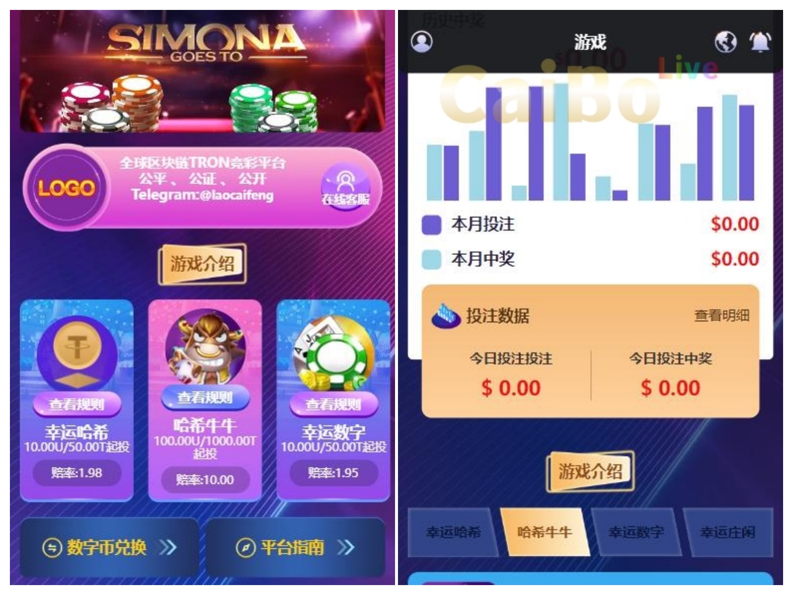 新版UI多语言usdt/trx哈希竞彩源码搭建开发/usdt兑换/区块链哈希值游戏/前端html版/运营版本