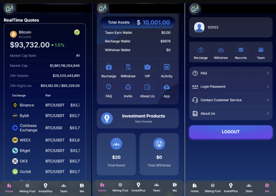 英文投资理财源码挖矿源码投资理财系统源码